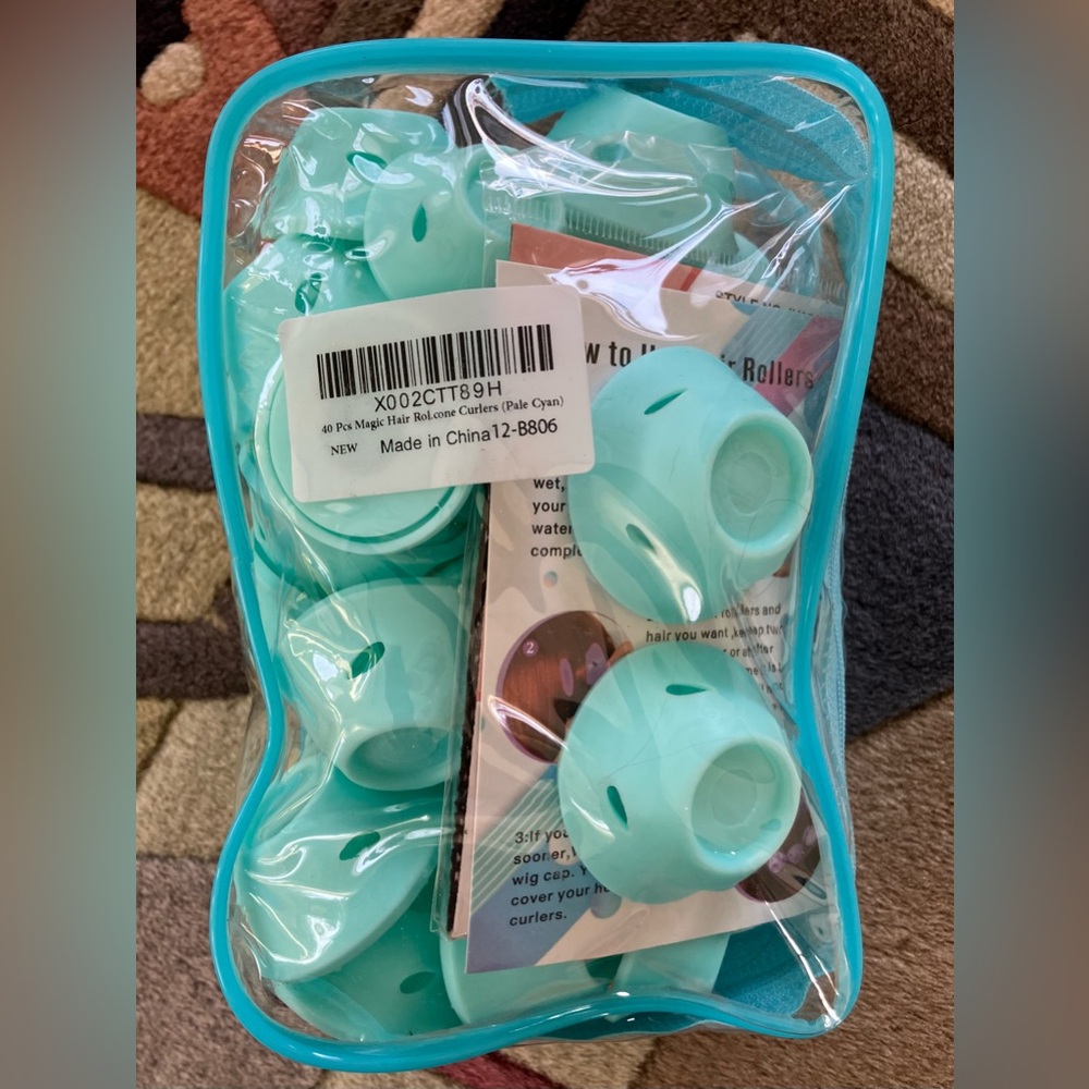 Set of 40 “Spoolie Style” Hair Curlers